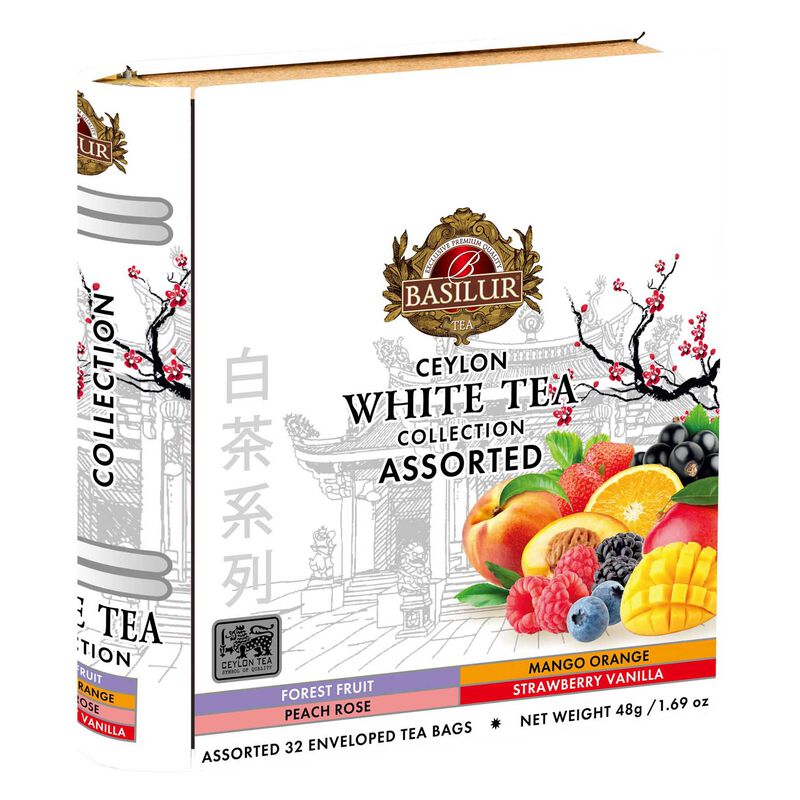 Basilur White tea Collection - Tea Book - 32 Enveloped Tea Bags image number 0