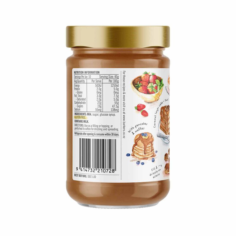 Barker's Dulce de Leche Milk Caramel Spread 400g image number 1