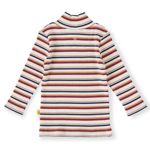 Goldie + Ace Embroidered Rib Skivvy Outback Stripe 1-2Y