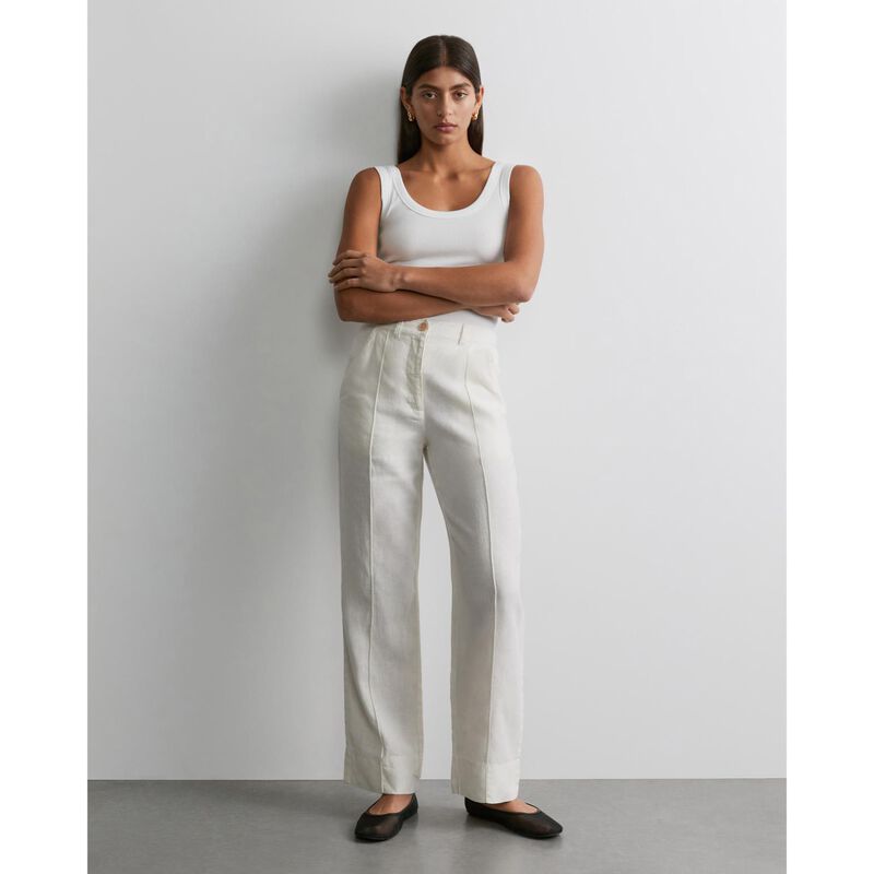JAG Kayla Linen Pintuck Pant image number 6
