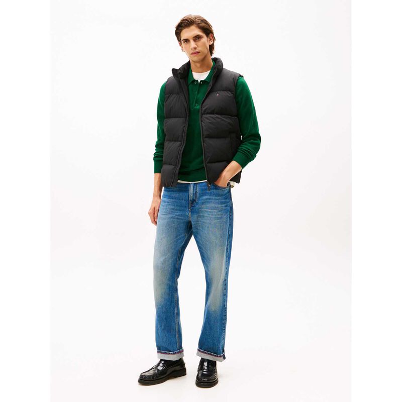 Tommy Hilfiger Flag Embroidery Water Repellent Puffer Gilet image number 3