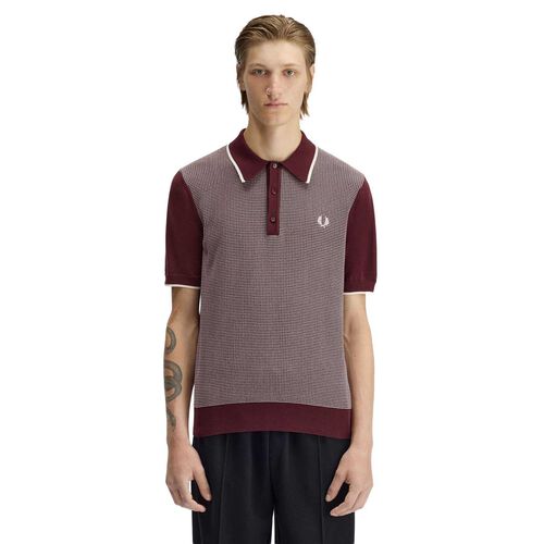 Fred Perry Tonic Waffle Knitted Shirt
