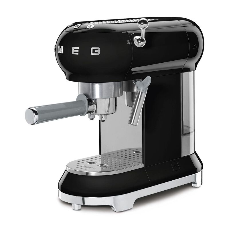 Smeg Espresso Manual Coffee Machine - Black image number 1