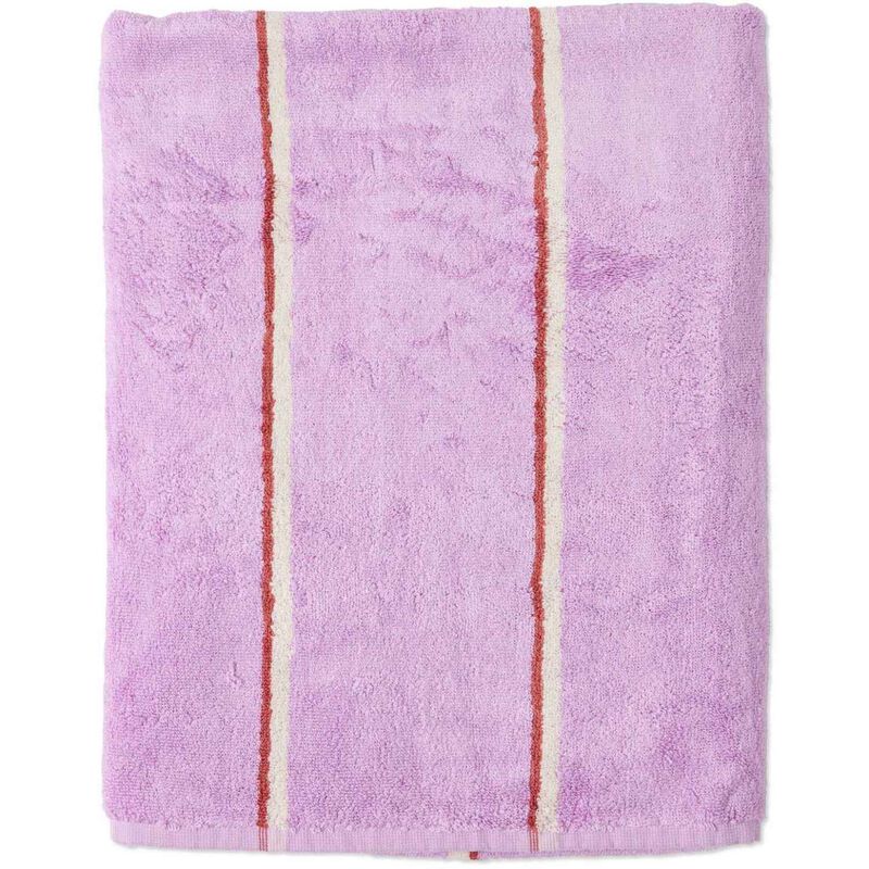 Kip&Co Lavender Field Stripe Bamboo Terry Bath Sheet / Beach Towel image number 0