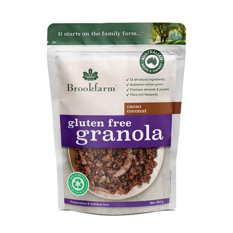 Brookfarm Granola Cacao Coconut 350g image number 0