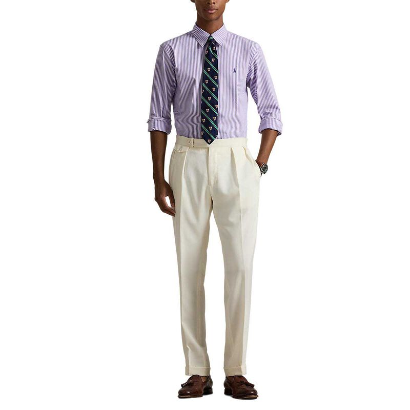 Polo Ralph Lauren Custom Fit Striped Stretch Poplin Shirt image number 3
