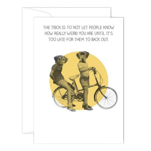 Poppy Card - The Trick Is