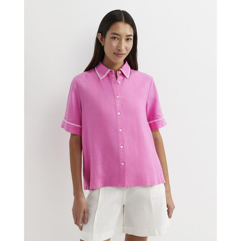 Sportscraft Lulu Blanket Stitch Shirt image number 6