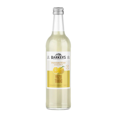Barker's Yuzu Tonic Syrup 500ml