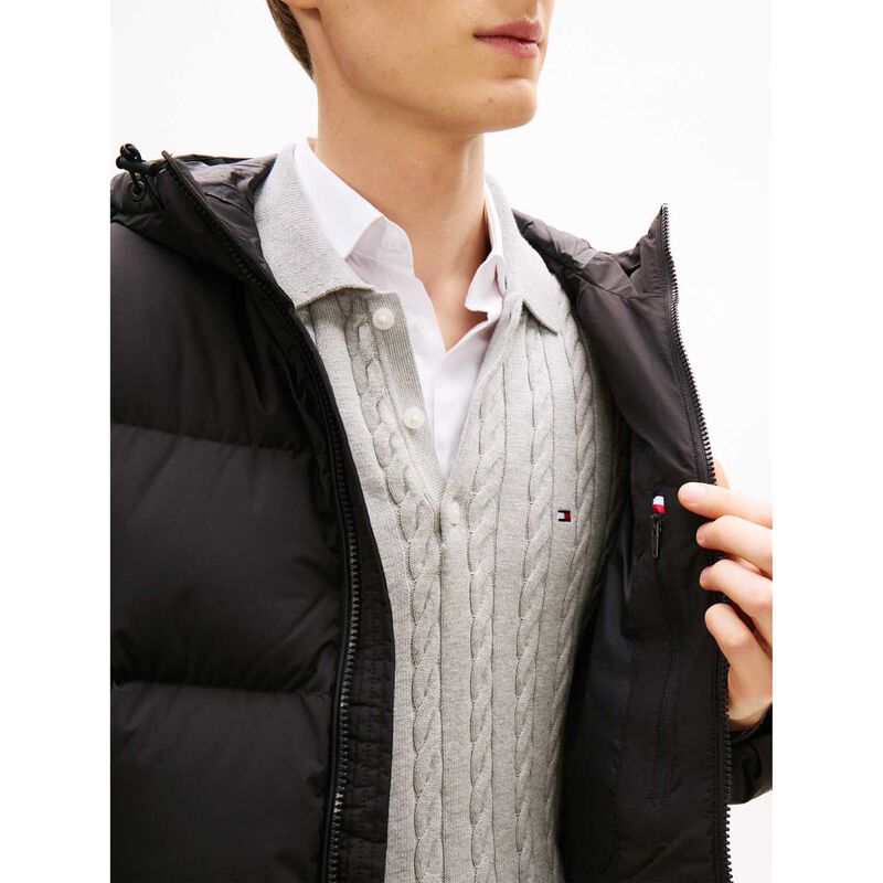 Tommy Hilfiger Water Repellent Down Hooded Puffer Jacket image number 2