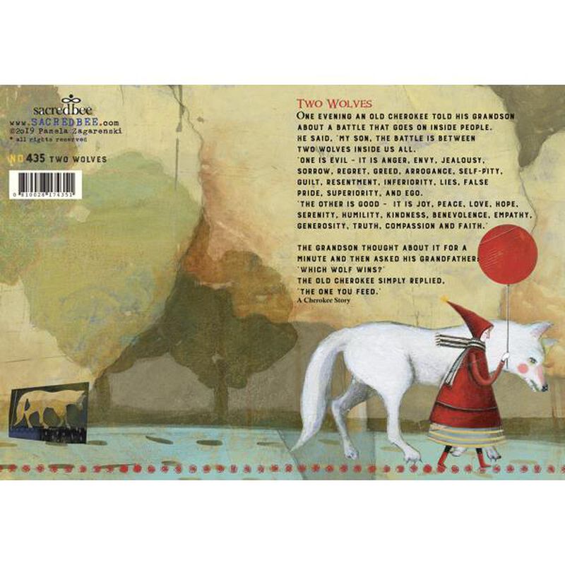 Two Wolves Card image number 1