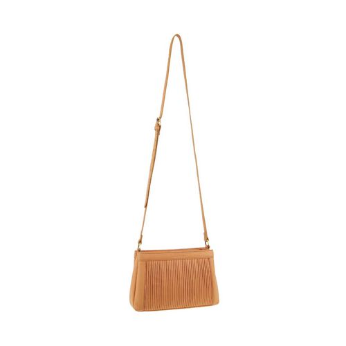 Pierre Cardin Leather Pleated Crossbody Bag