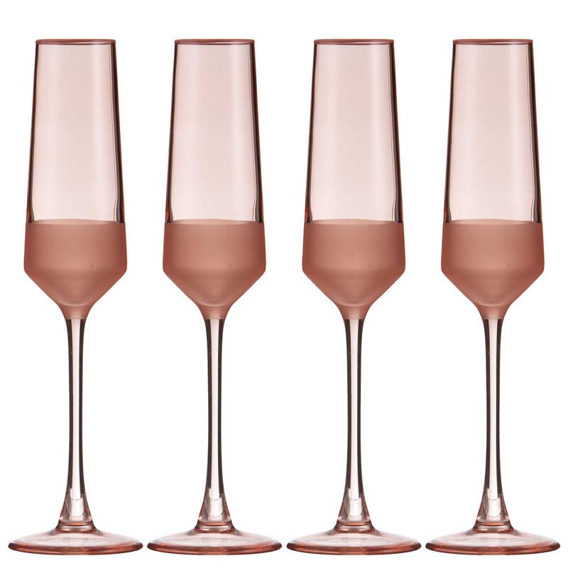 Ladelle Panama Coral 4Pk Champagne Glass image number 0
