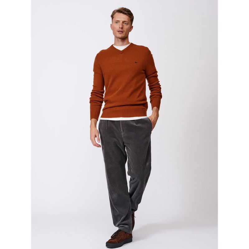 Aubin Eastbourne V Neck Jumper image number 3