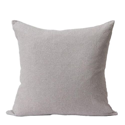 Città Washed Cotton Cushion Cover Grey 55x55cm