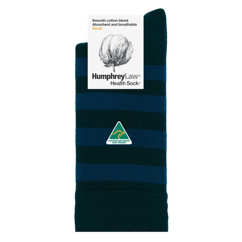 Humphrey Law Cotton Striped Health Socks image number 3