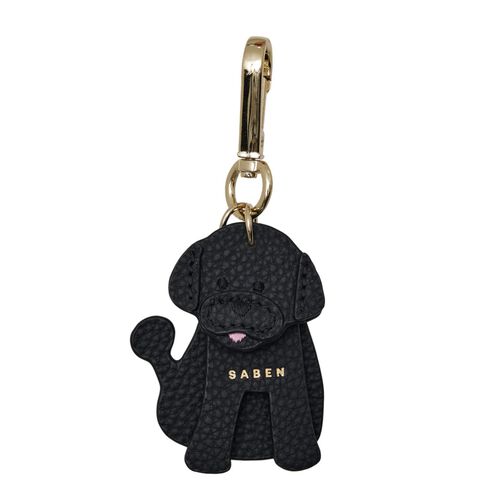 Saben Charm Keyring Poodle Dog