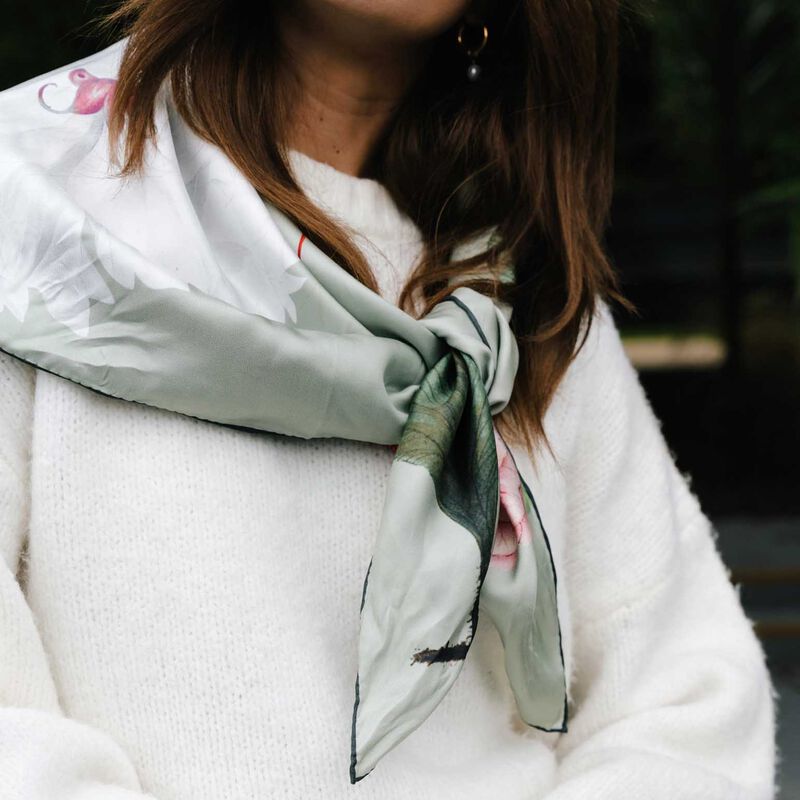 Artifact Silva Flora Square Silk Scarf image number 3