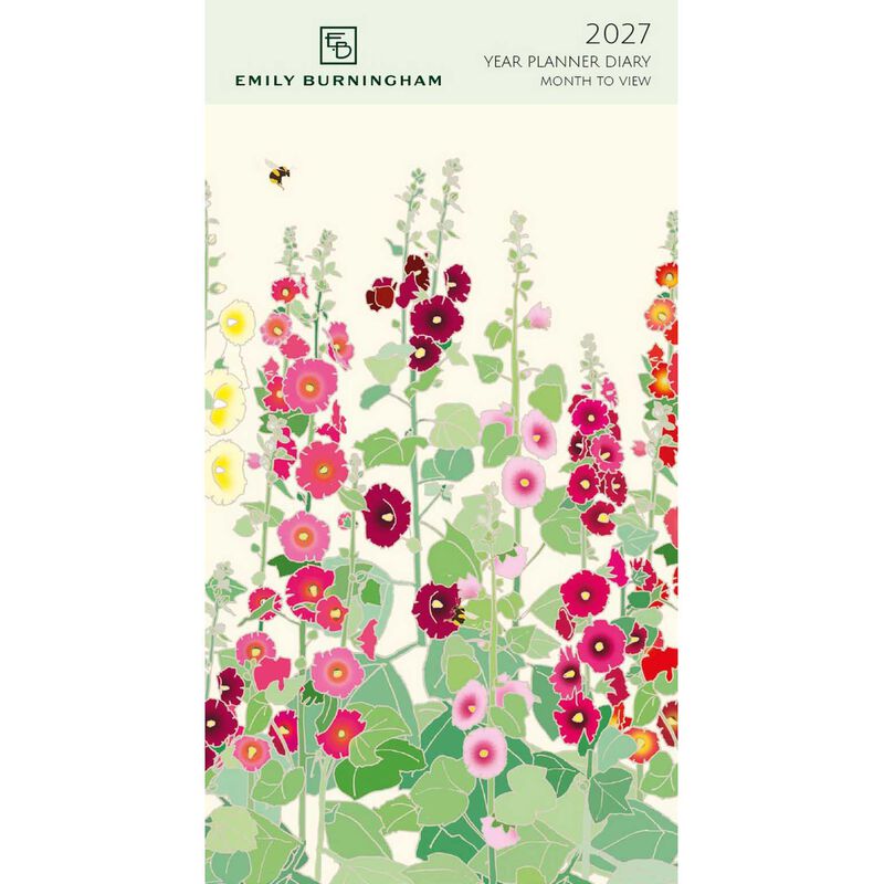 Museums & Galleries Hollyhocks Year Planner 2027 image number 0