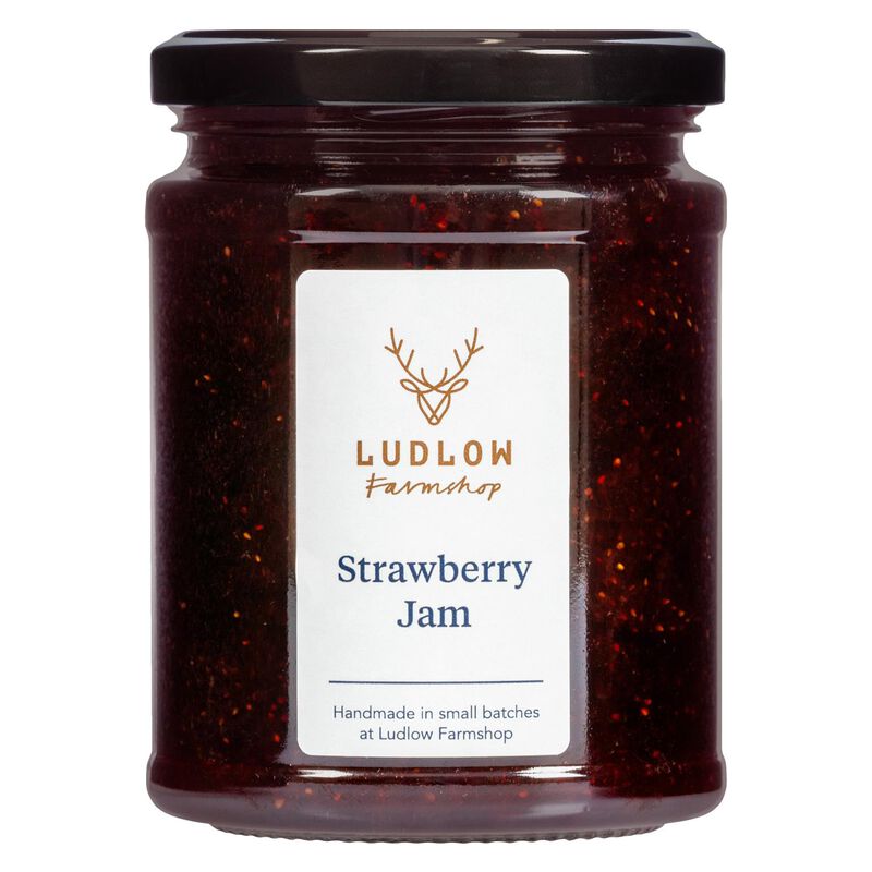 Ludlow Farmshop Strawberry Jam 340g image number 0