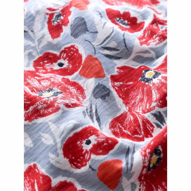 Seasalt Cornwall Polmanter Dress Crayon Poppy Heron Mix image number 2