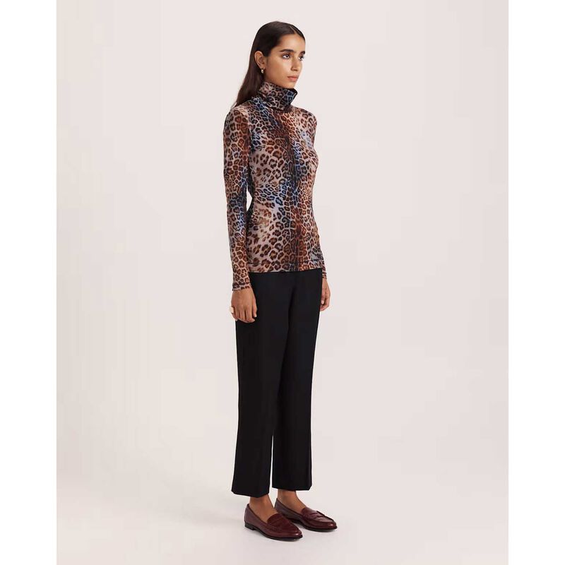 SABA Malia Print Ls Rib Tee image number 2