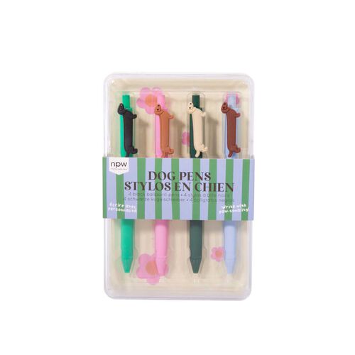 NPW Dog Icon Pens - Set Of 4