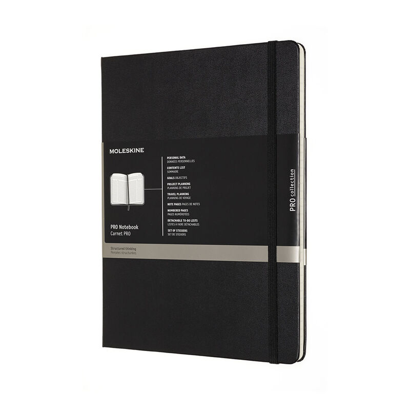 Moleskine Pro Notebook XL Hard Black image number 0