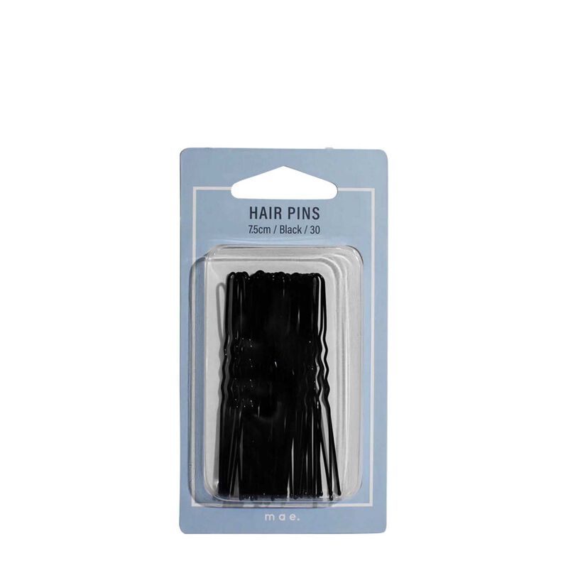 Mae Black Hair Pins 30-Pack image number 0