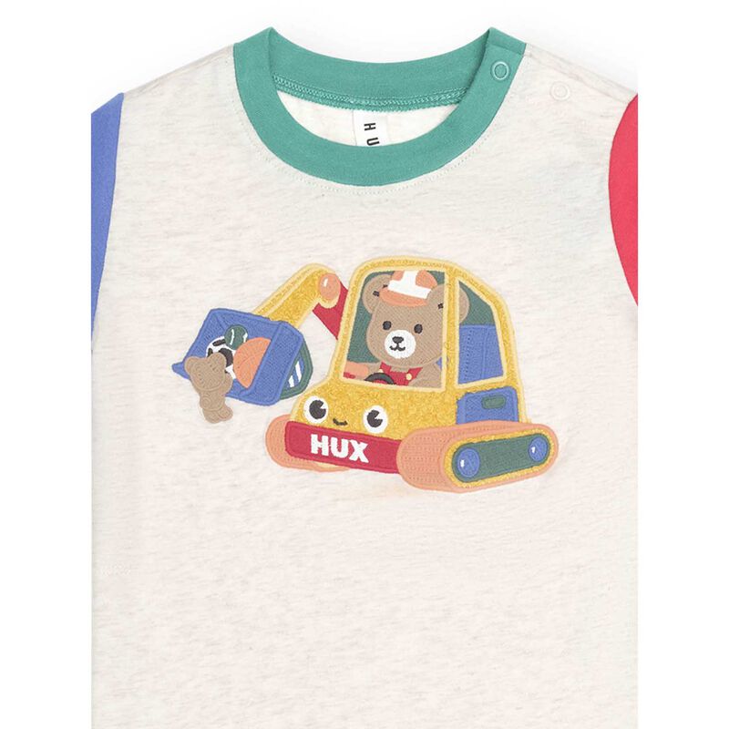 Huxbaby Excavator Spliced Tee 3M-2Y image number 1