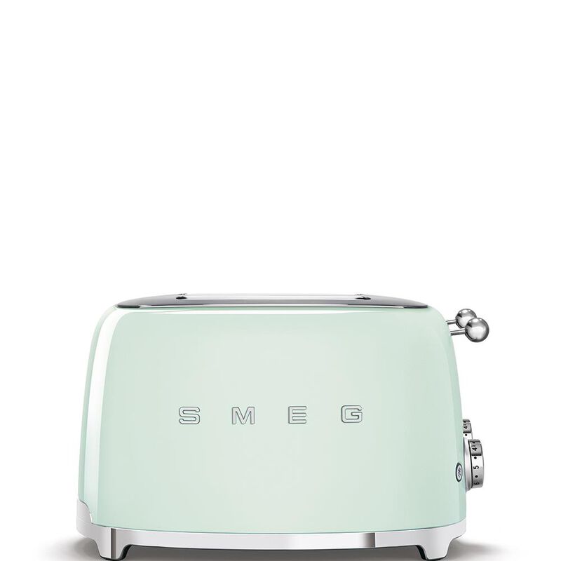 Smeg 4 Slice Wide Toaster - Pastel Green image number 1