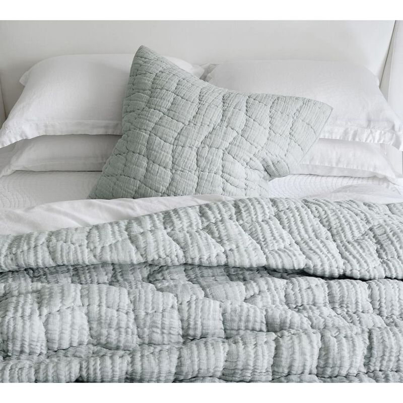 Pottery Barn Cloud Linen Euro Pillowcase image number 1