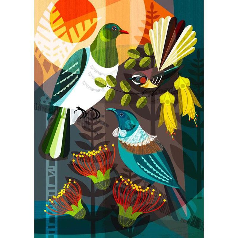 Ellen Giggenbach Forest Friends Matted Print image number 0