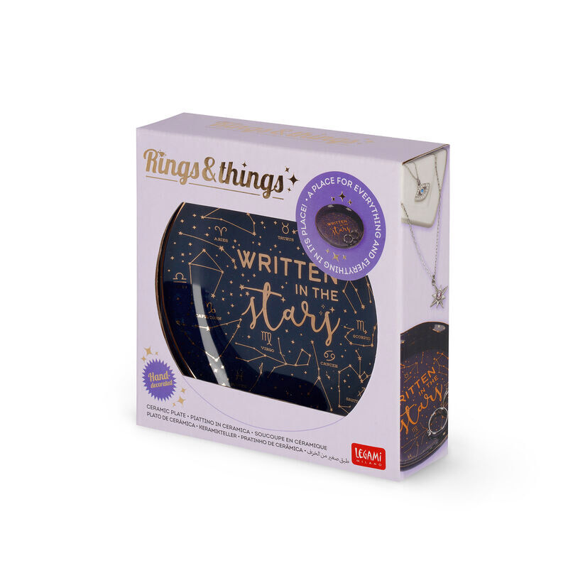 Legami Rings & Things Ceramic Plate - Stars image number 1