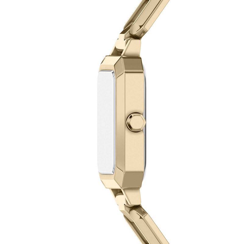 Armani Exchange Three-Hand Gold-Tone Stainless Steel Watch image number 2