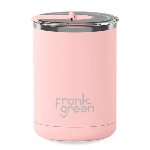 frank green 12oz Ceramic Cup with Hinged Lid Blushed