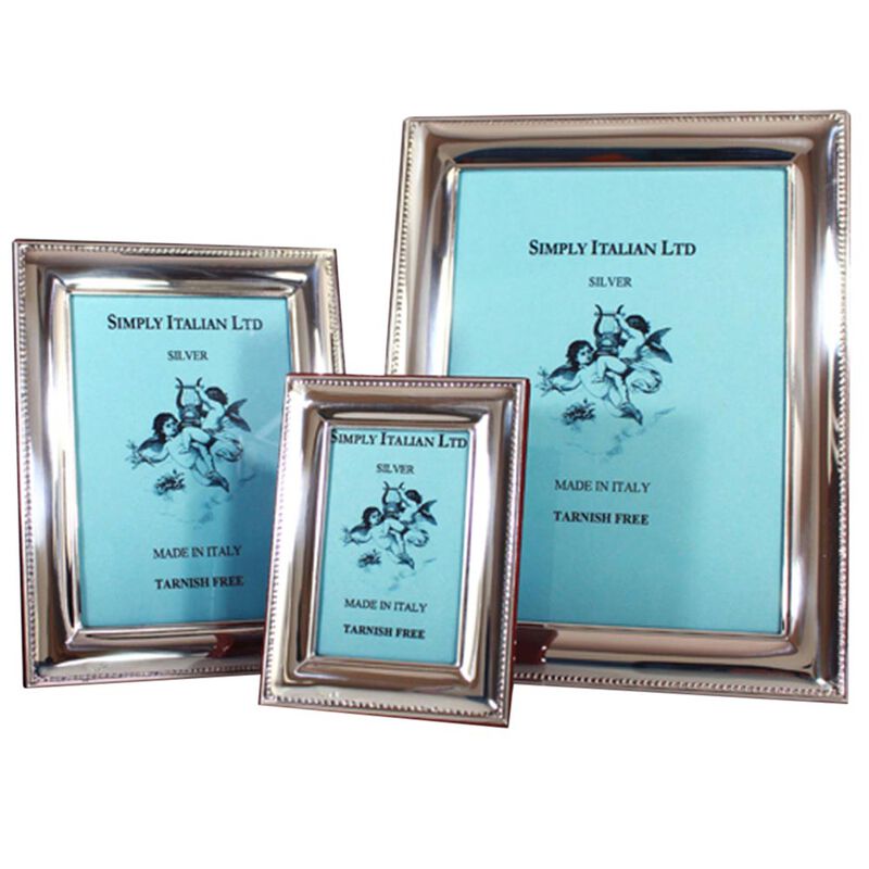 Bilaminato Light Silver Beaded Frame image number 0