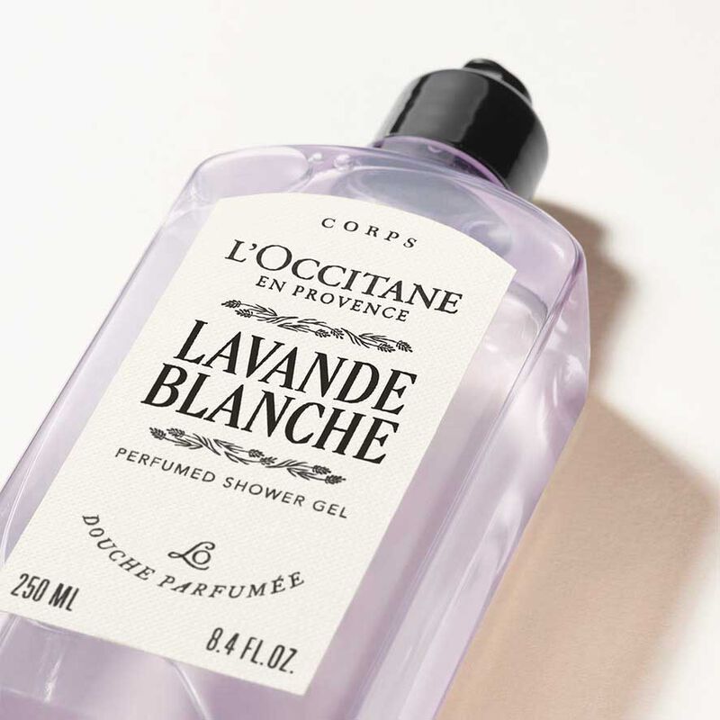 L'Occitane White Lavender Shower Gel 250ml image number 3