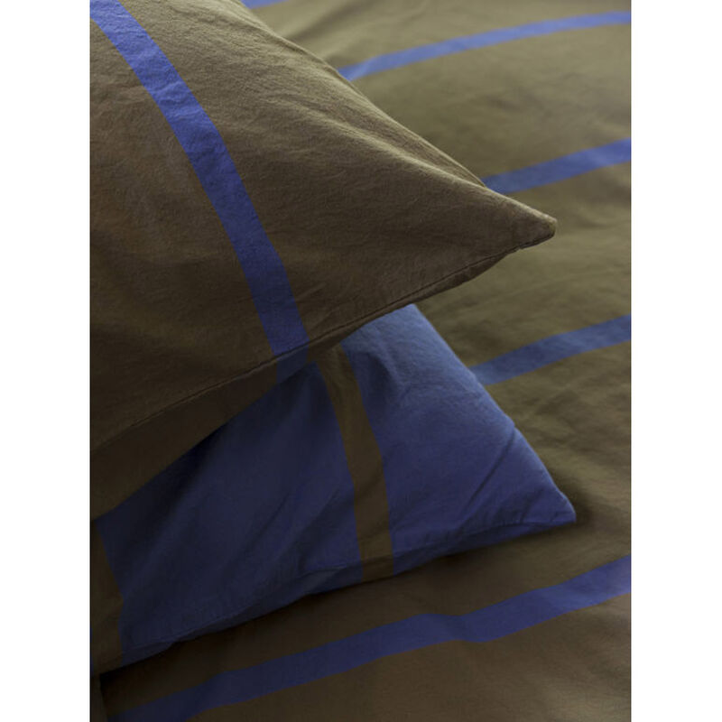 Citt&agrave; Duo Pillowcase Pair Aegean/Ivy 76x50cm image number 2