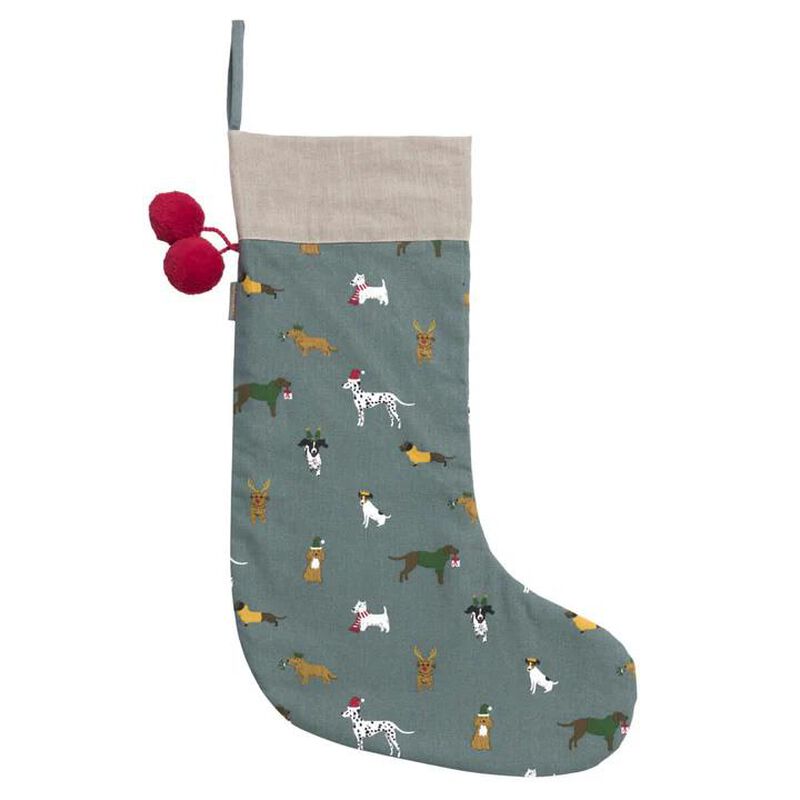 Sophie Allport Christmas Stocking - Christmas Dogs image number 0