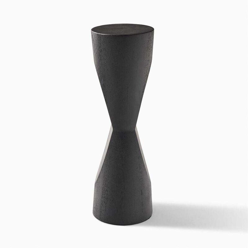 West Elm Gideon Drink Table Mango Black image number 1