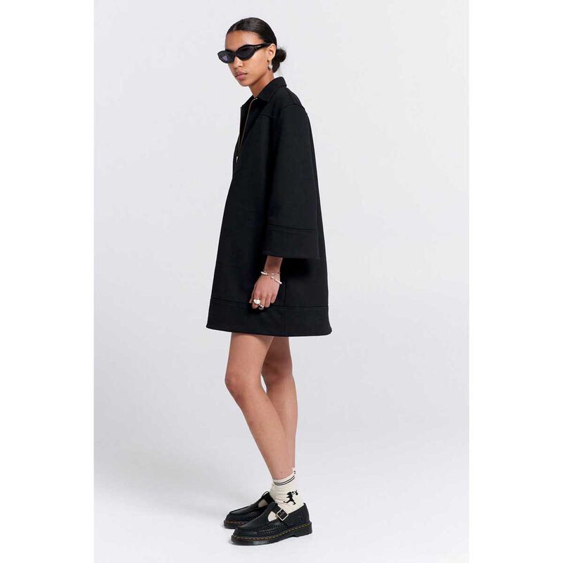 Karen Walker Zip Front Sweatshirt Dress image number 2