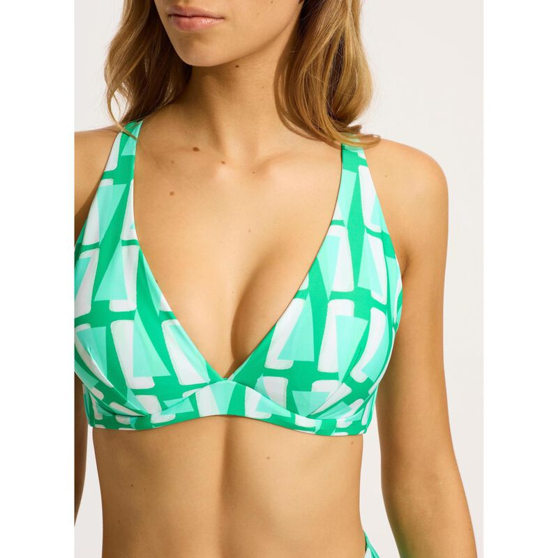 Seafolly Dd Fixed Tri Bra Jade image number 2