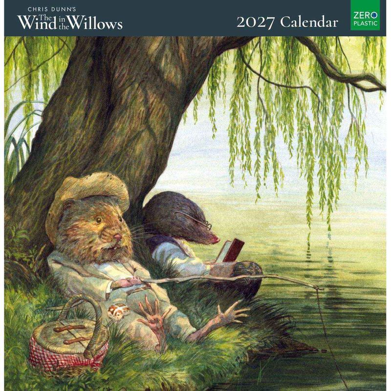 Museums & Galleries The Wind in the Willows Wall Calendar 2027 image number 0