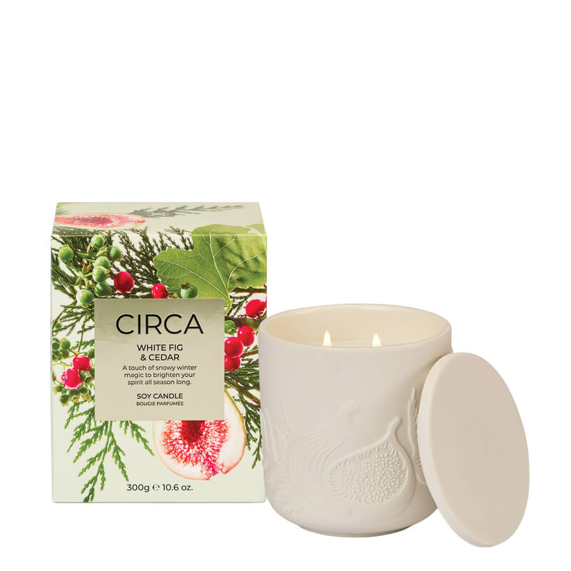 CIRCA White Fig & Cedar Soy Candle 300g image number 0