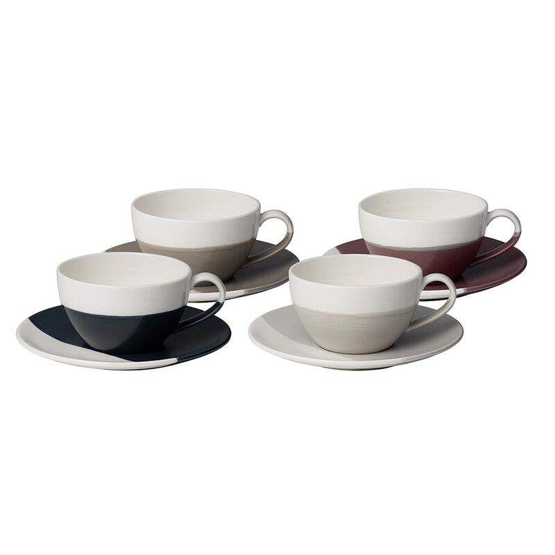 Royal Doulton Coffee Studio Cappuccino Cup & Saucer Set of 4 image number 0