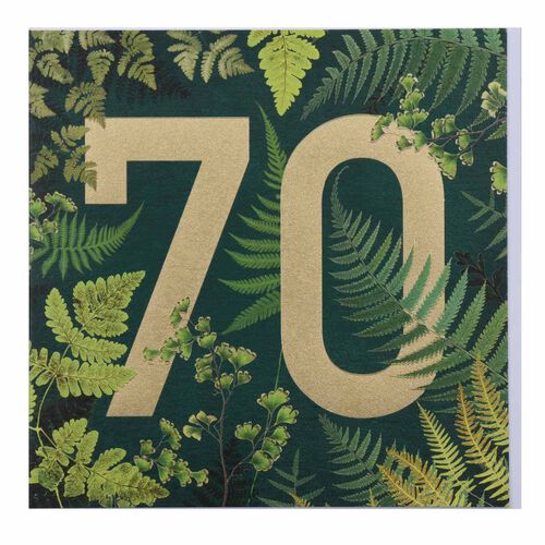 Museums & Galleries Ferns 70 Card