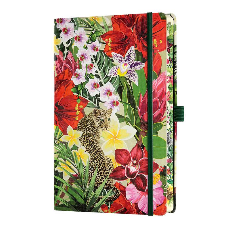 Castelli Eden A5 Ruled Leopard Notebook image number 1