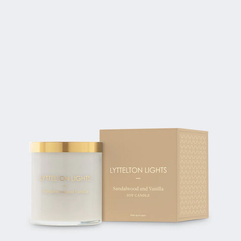 Lyttelton Lights Sandalwood and Vanilla Candle image number 1