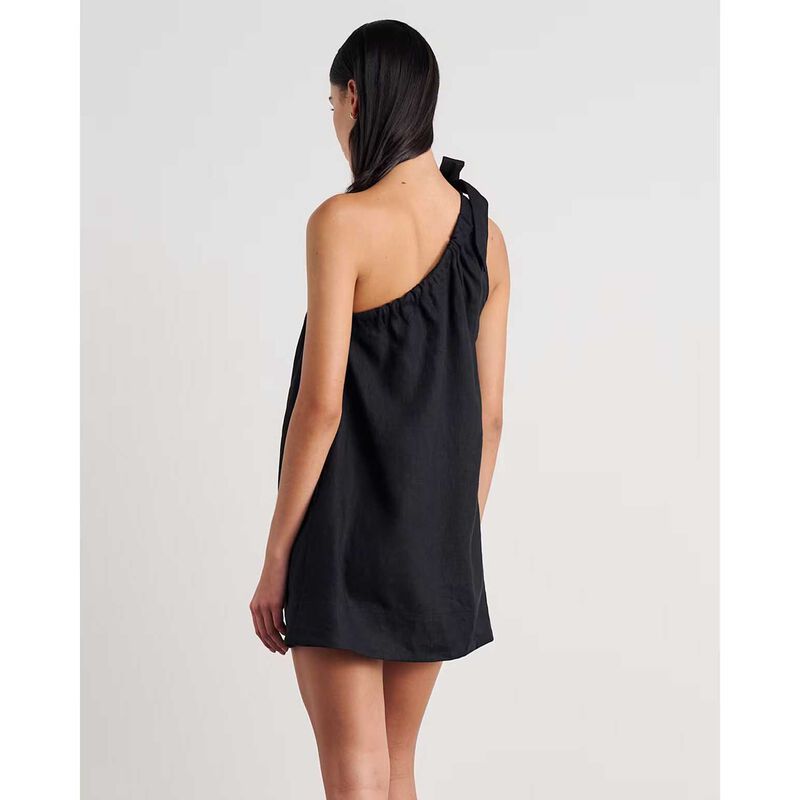 JAG Ariel One Shlder Linen Dress image number 1